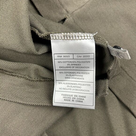 Nike Golf Polo Mens Size‎ Large Tiger Woods Collection Brown Dri Fit Collared - Picture 3 of 8